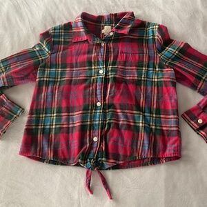 J CREW LONG SLEEVE PLAID SHIRT